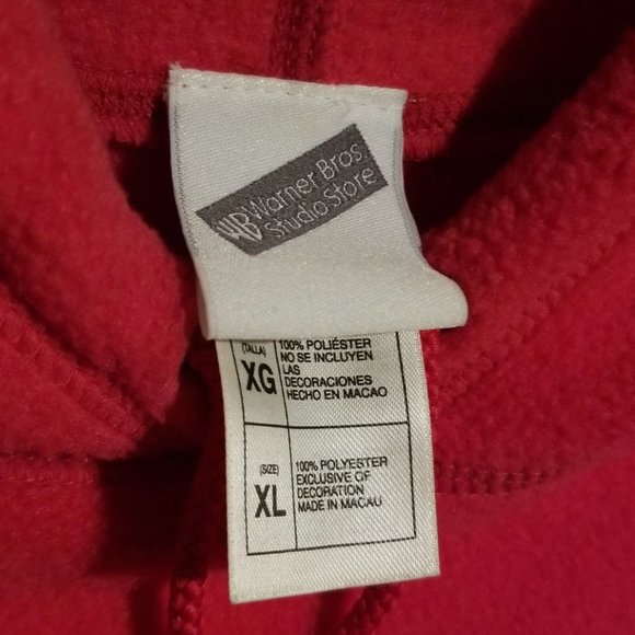 Warner Bros Tweety Bird Women's Pink Hoodie Size XL 100% Polyester - Picture 5 of 5